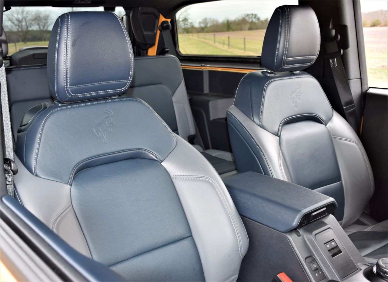 Ford Bronco front seats