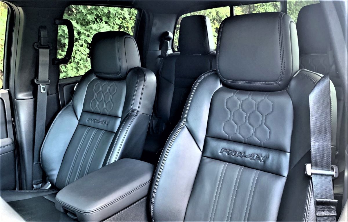 2021 Nissan Frontier front seat