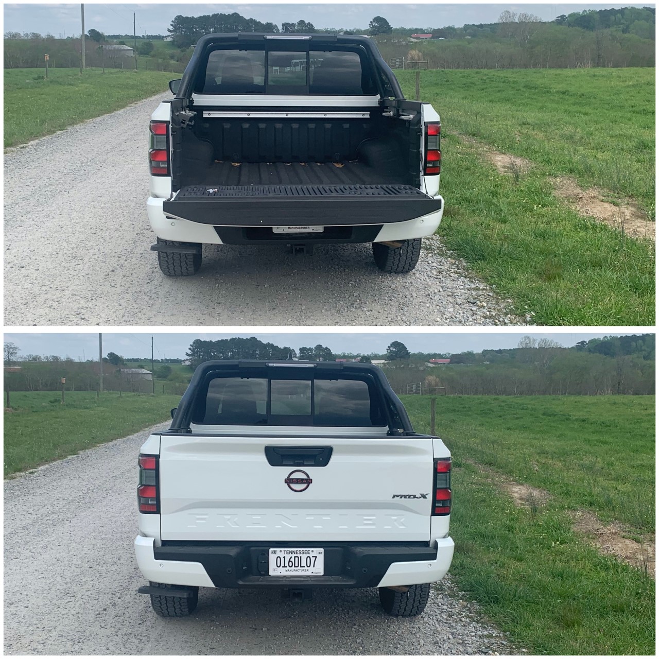 2022 Nissan Frontier PRO-X tailgate