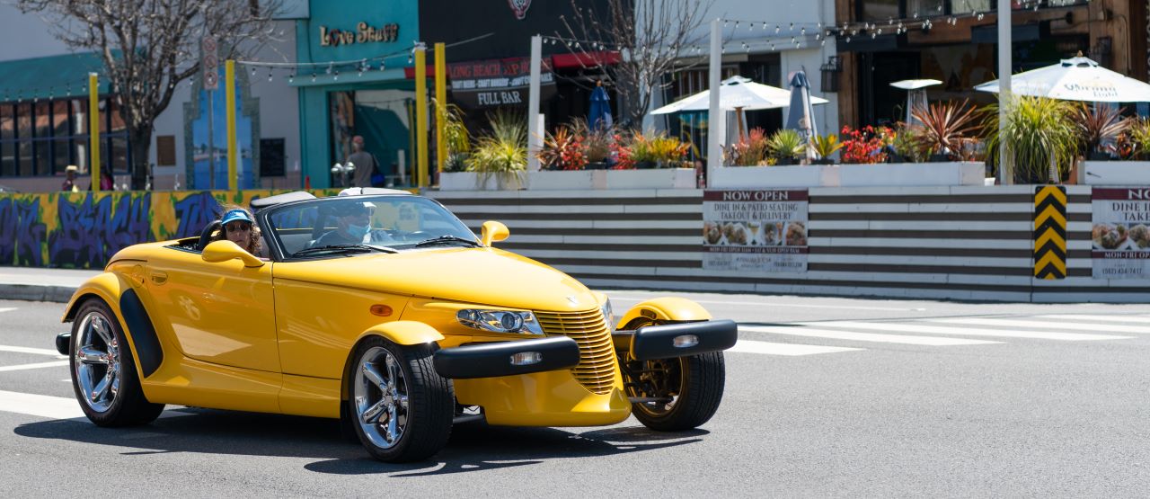 Yellow Plymouth Prowler