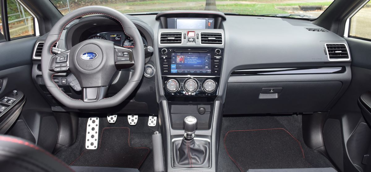 2020 Subaru WRX dashboard